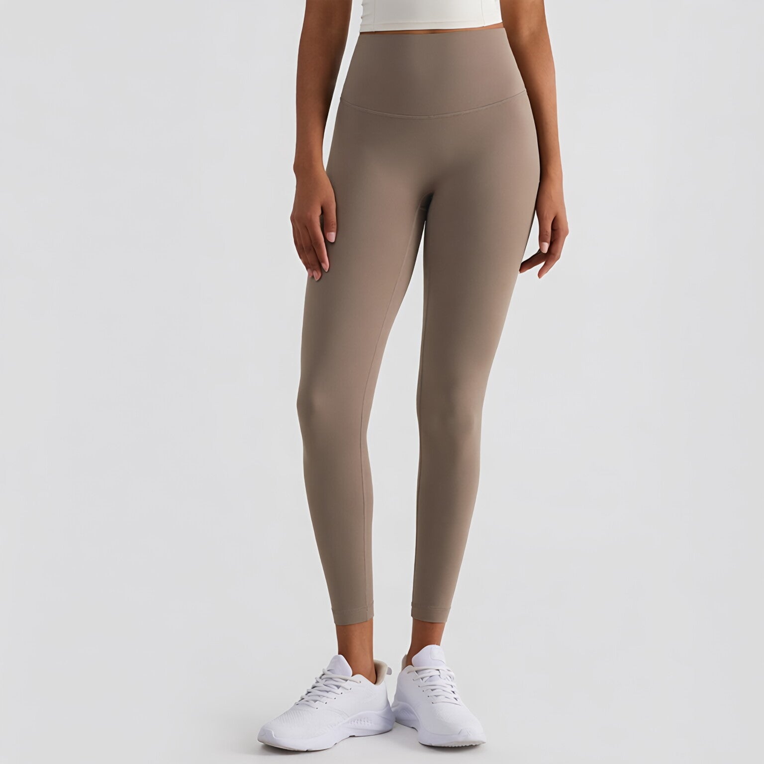 Women High Waist Peach Lift Bare Feel Sculpting Legging