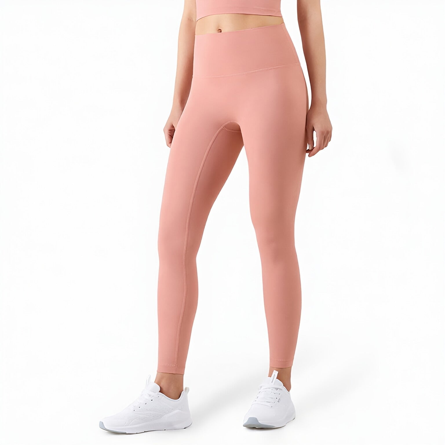 Women High Waist Peach Lift Bare Feel Sculpting Legging