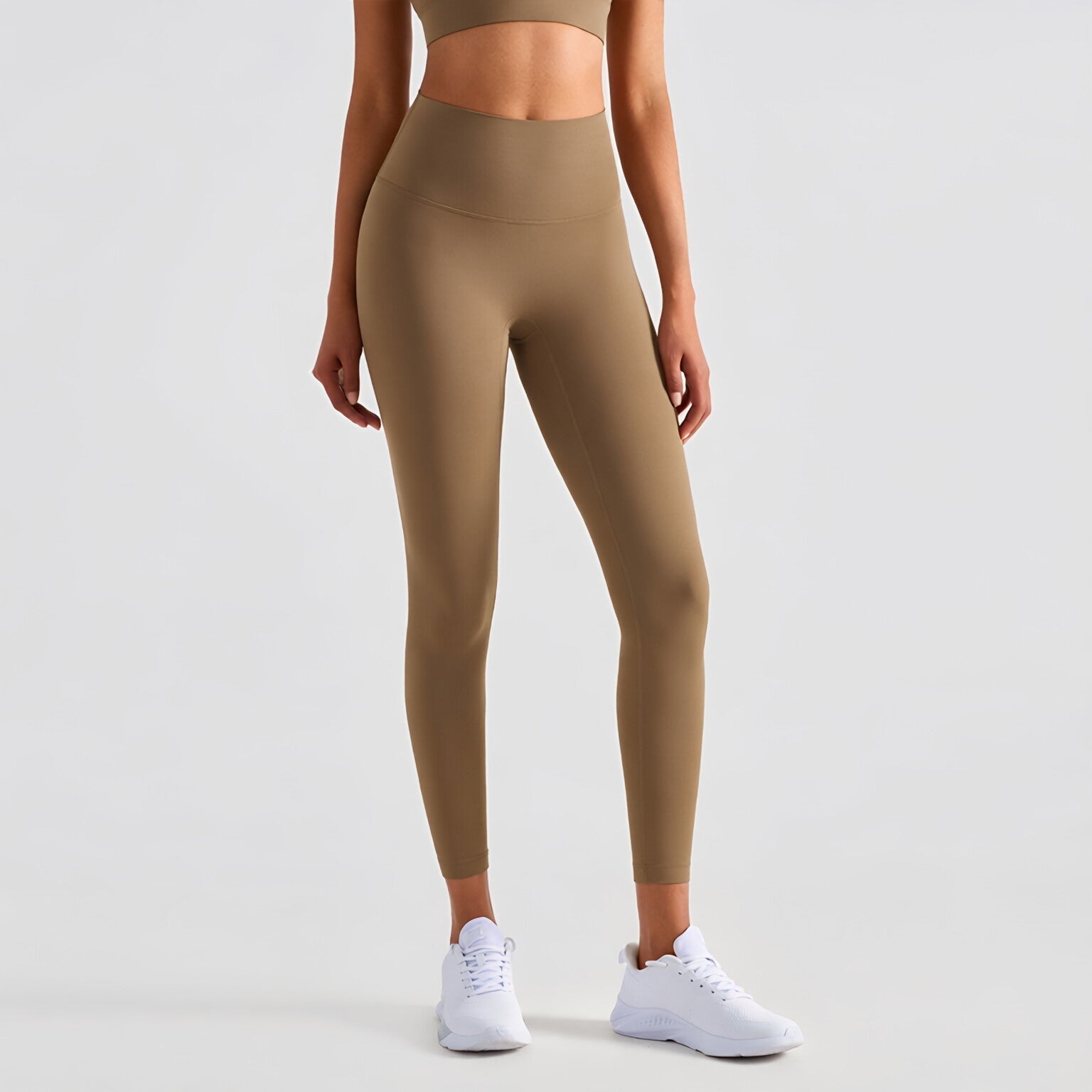 Women High Waist Peach Lift Bare Feel Sculpting Legging