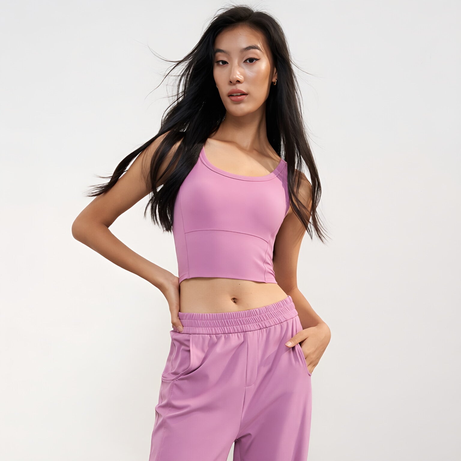 Women Built-in Cup Racerback Tank
