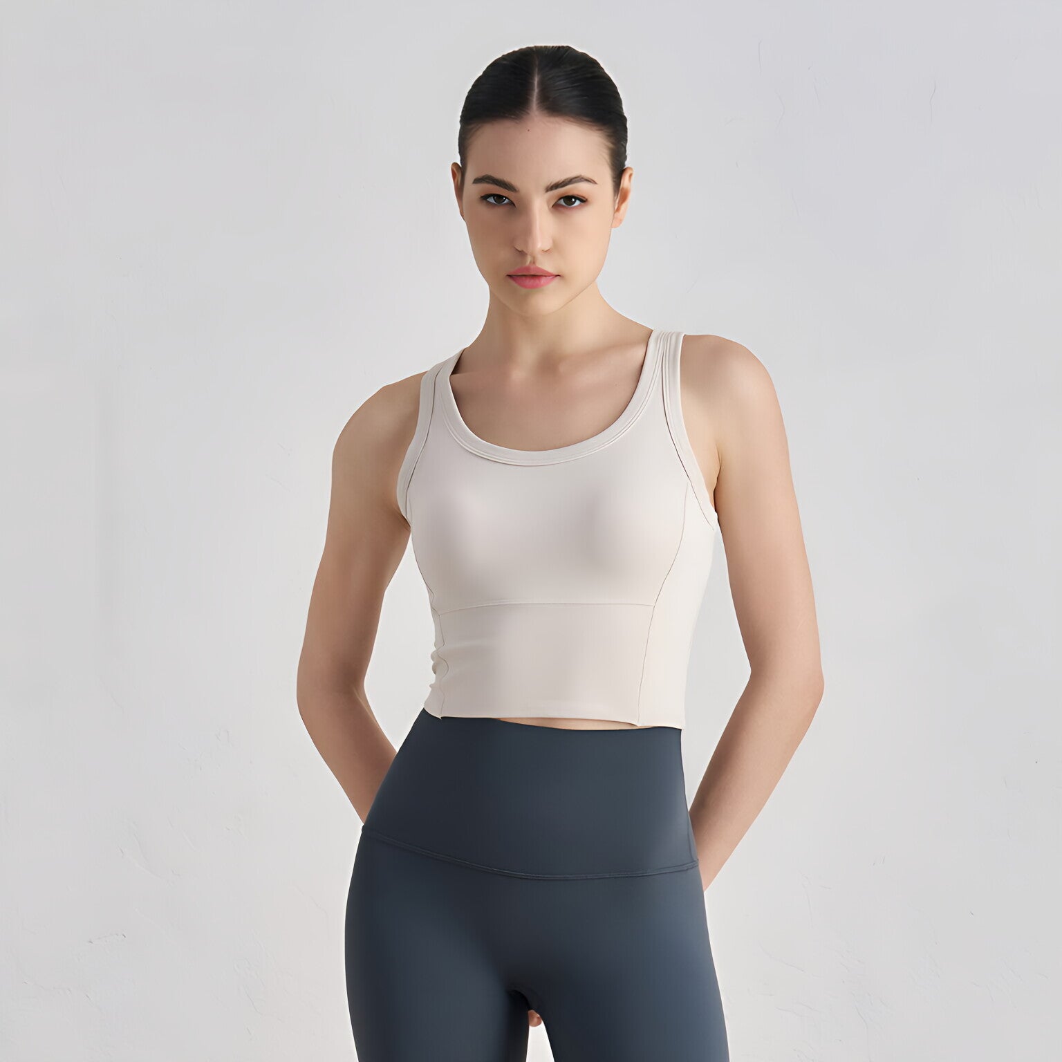 Women Built-in Cup Racerback Tank