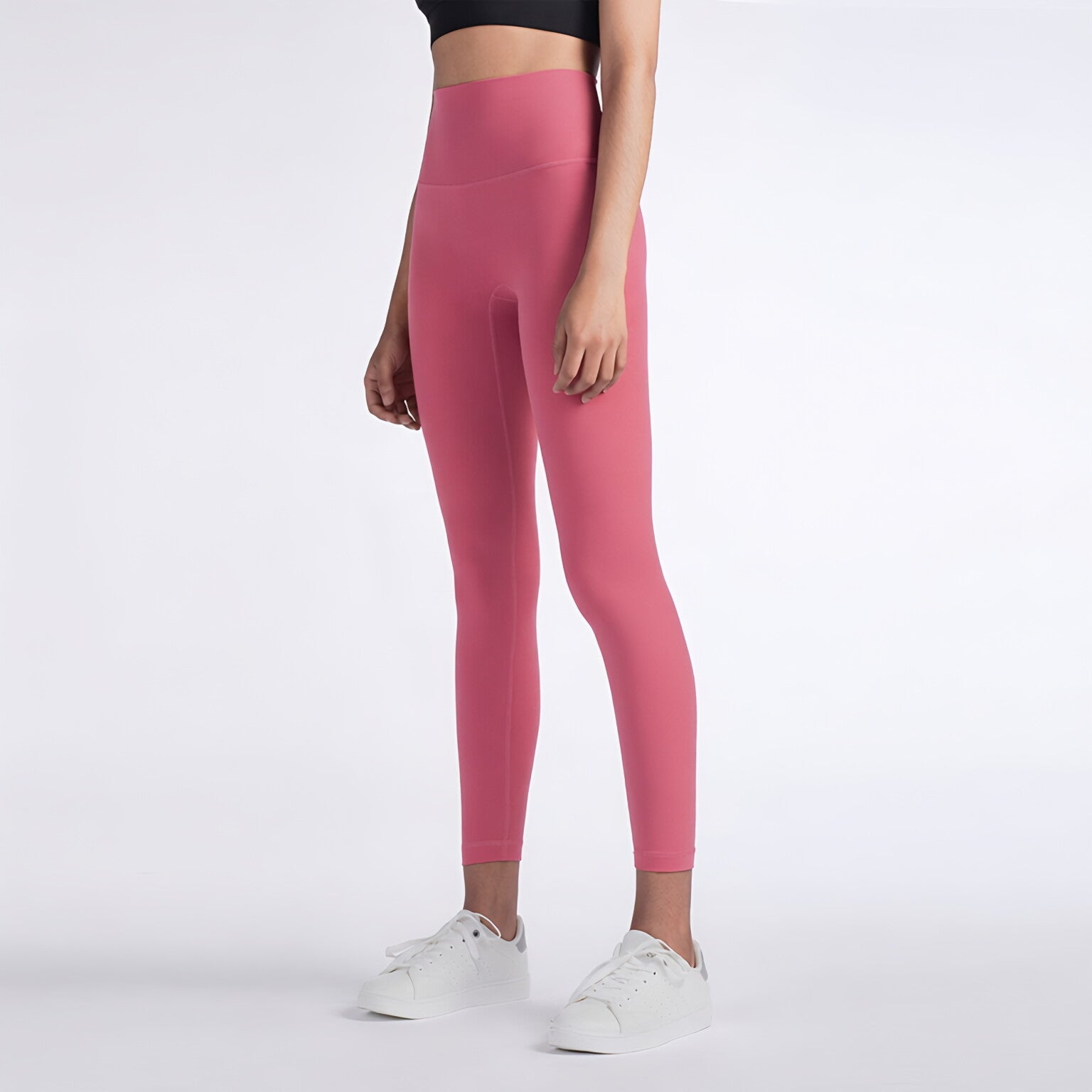 Women High Waist Peach Lift Bare Feel Sculpting Legging
