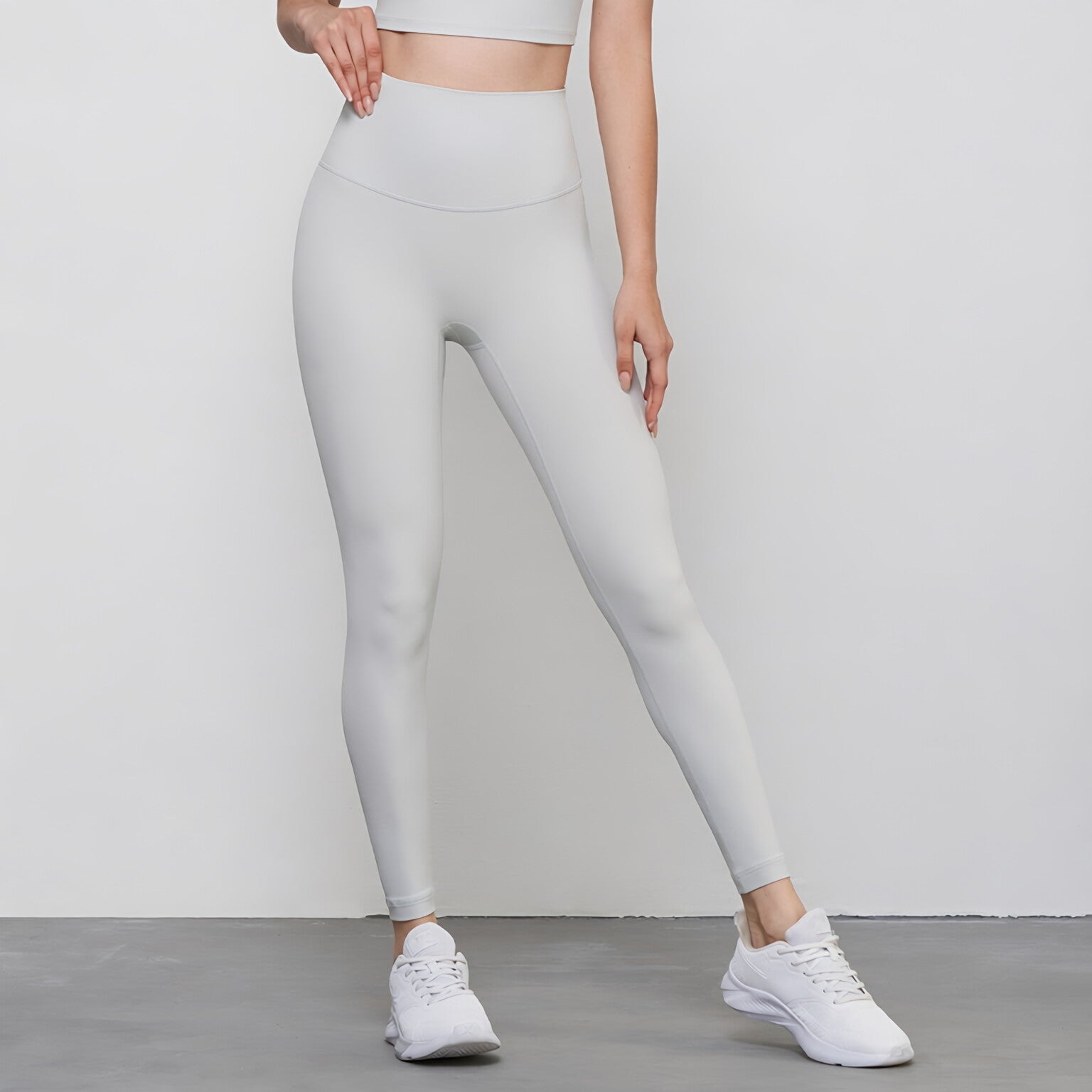 Women High Waist Peach Lift Bare Feel Sculpting Legging