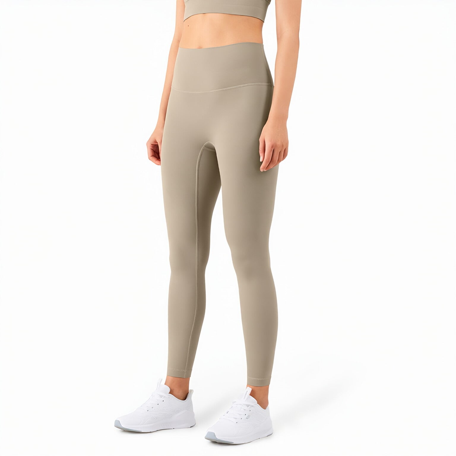 Women High Waist Peach Lift Bare Feel Sculpting Legging