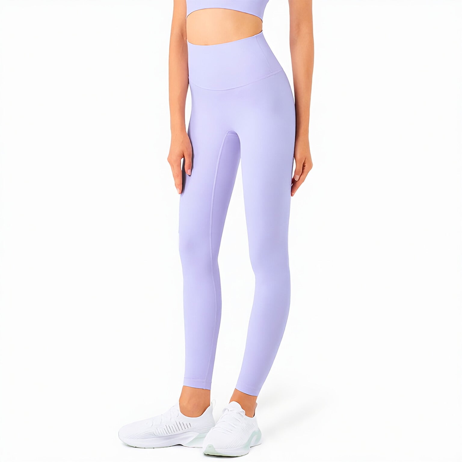 Women High Waist Peach Lift Bare Feel Sculpting Legging