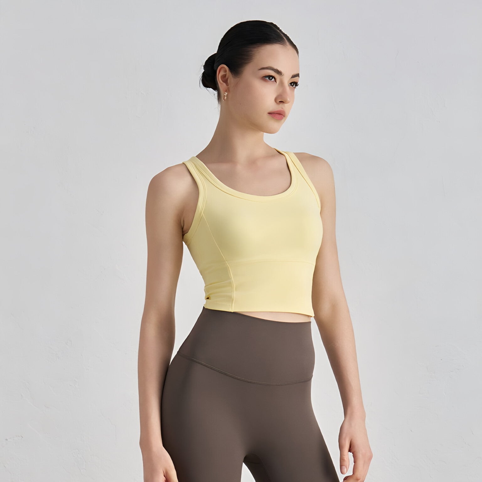 Women Built-in Cup Racerback Tank