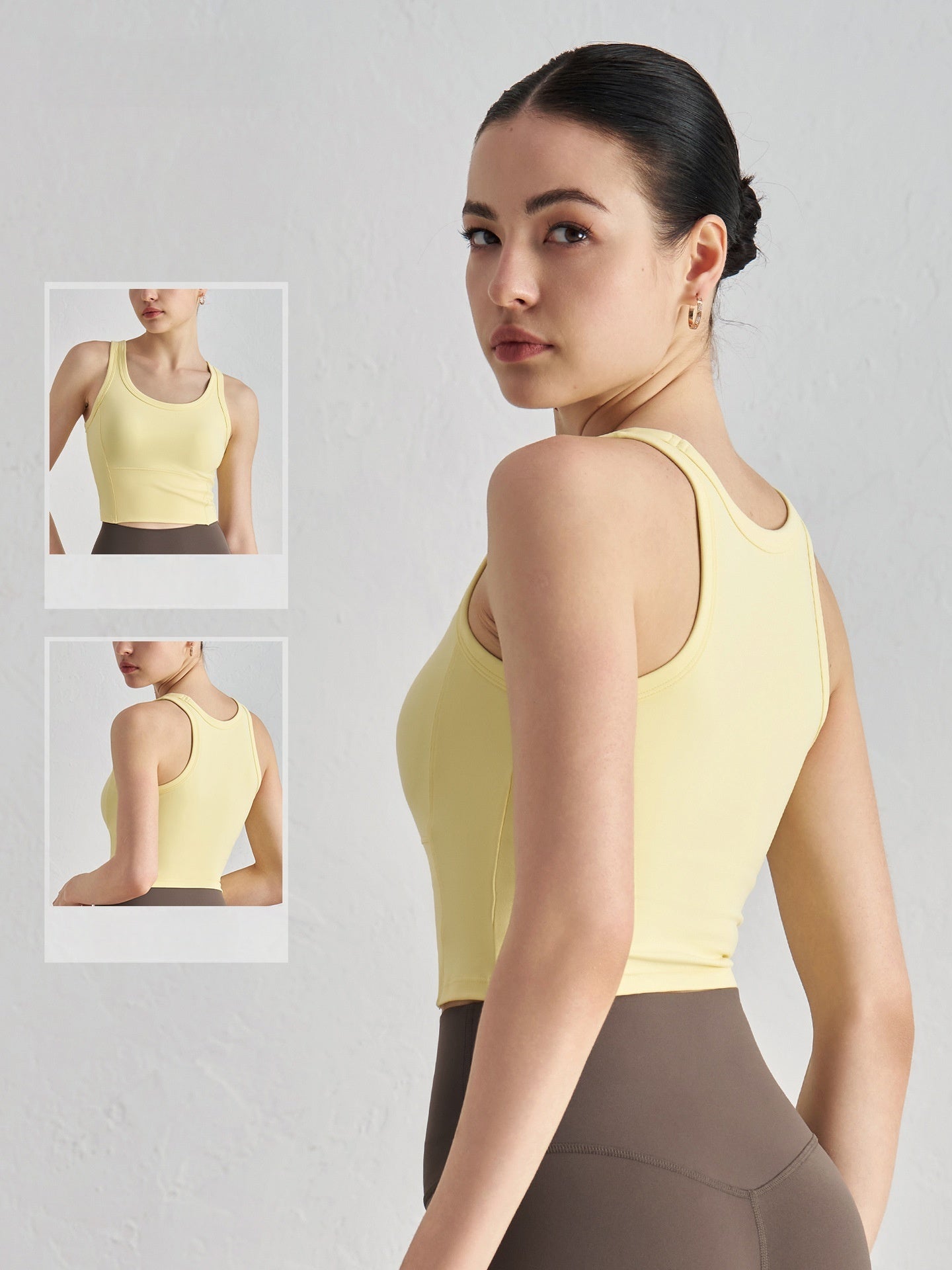 Women Built-in Cup Racerback Tank