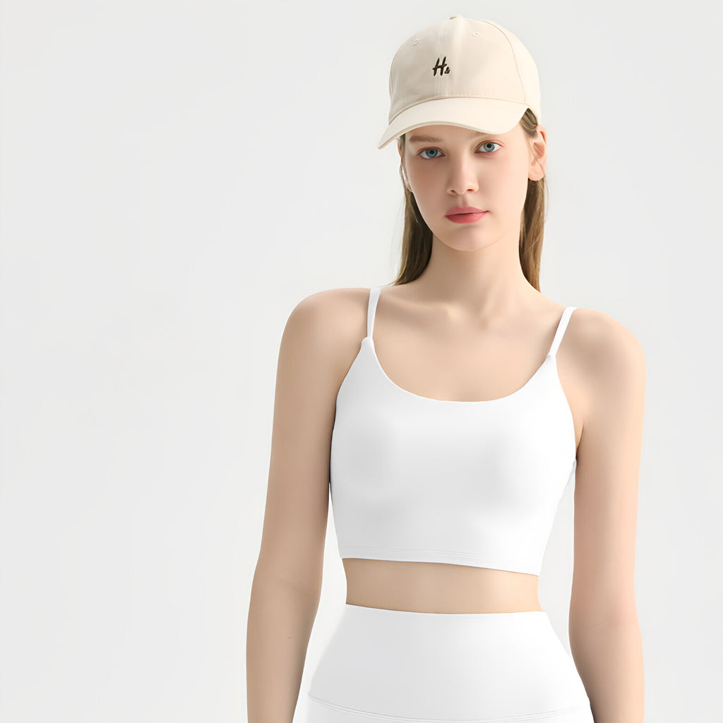 Bare Feel U-Neck Spaghetti Strap Racerback Tank