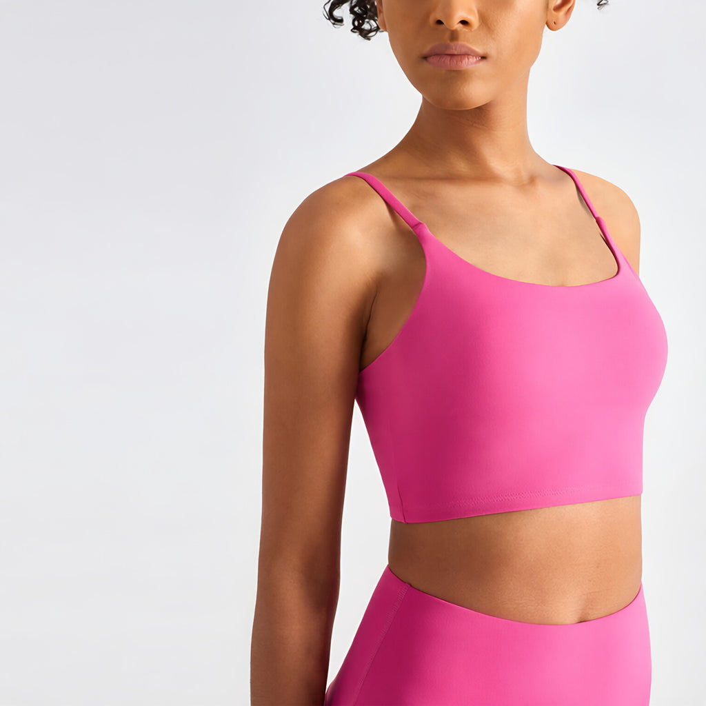 Bare Feel U-Neck Spaghetti Strap Racerback Tank