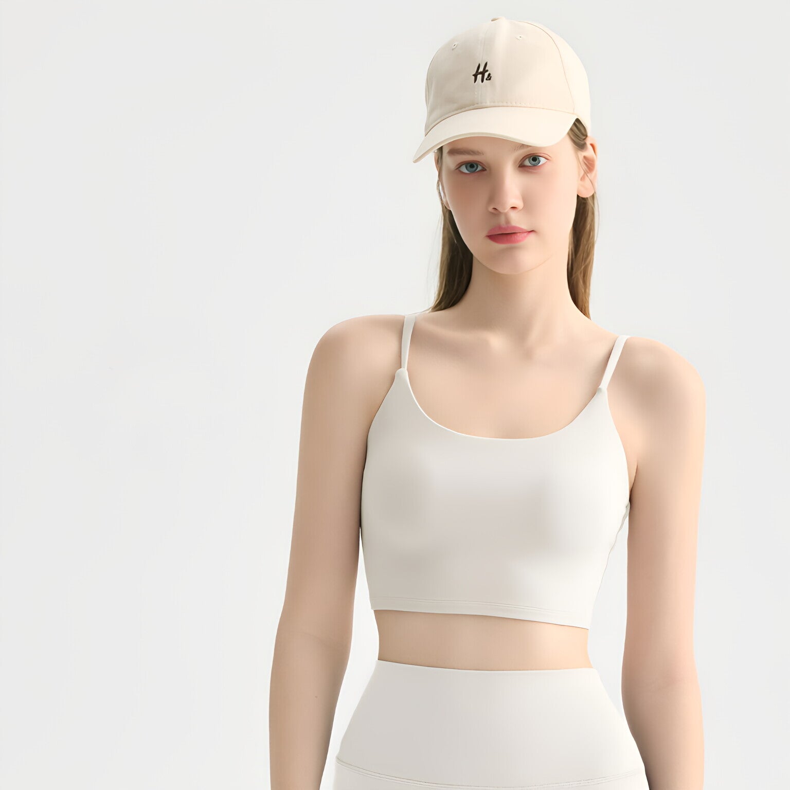 Bare Feel U-Neck Spaghetti Strap Racerback Tank