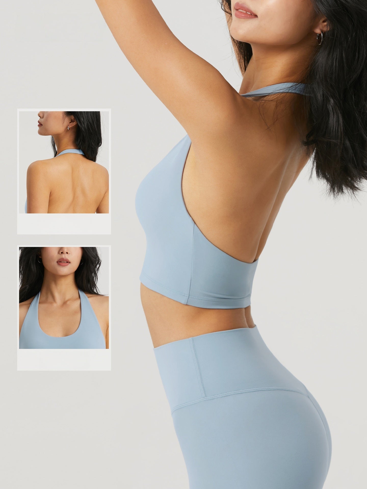 Built-in Cup Racerback Halter Tank