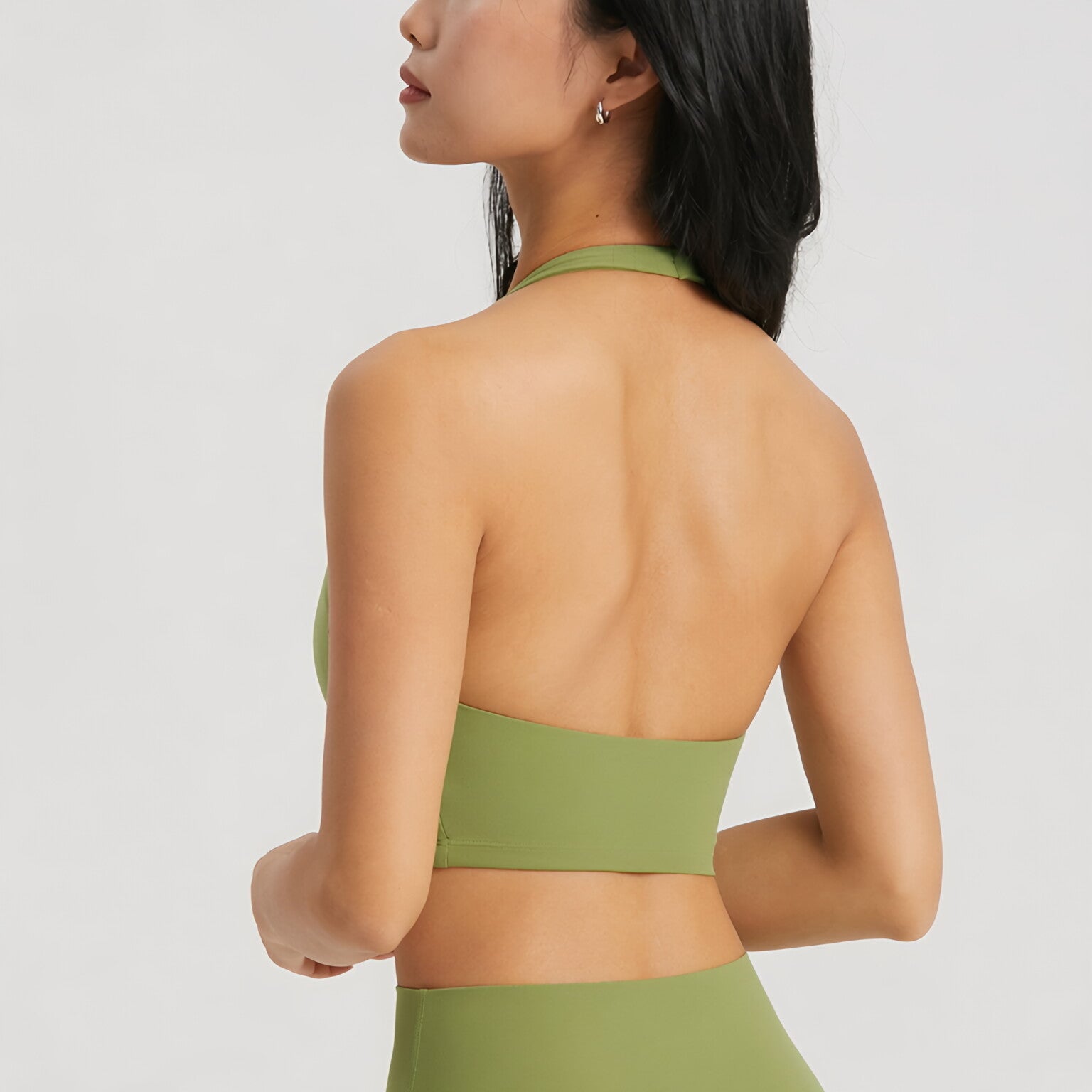 Built-in Cup Racerback Halter Tank