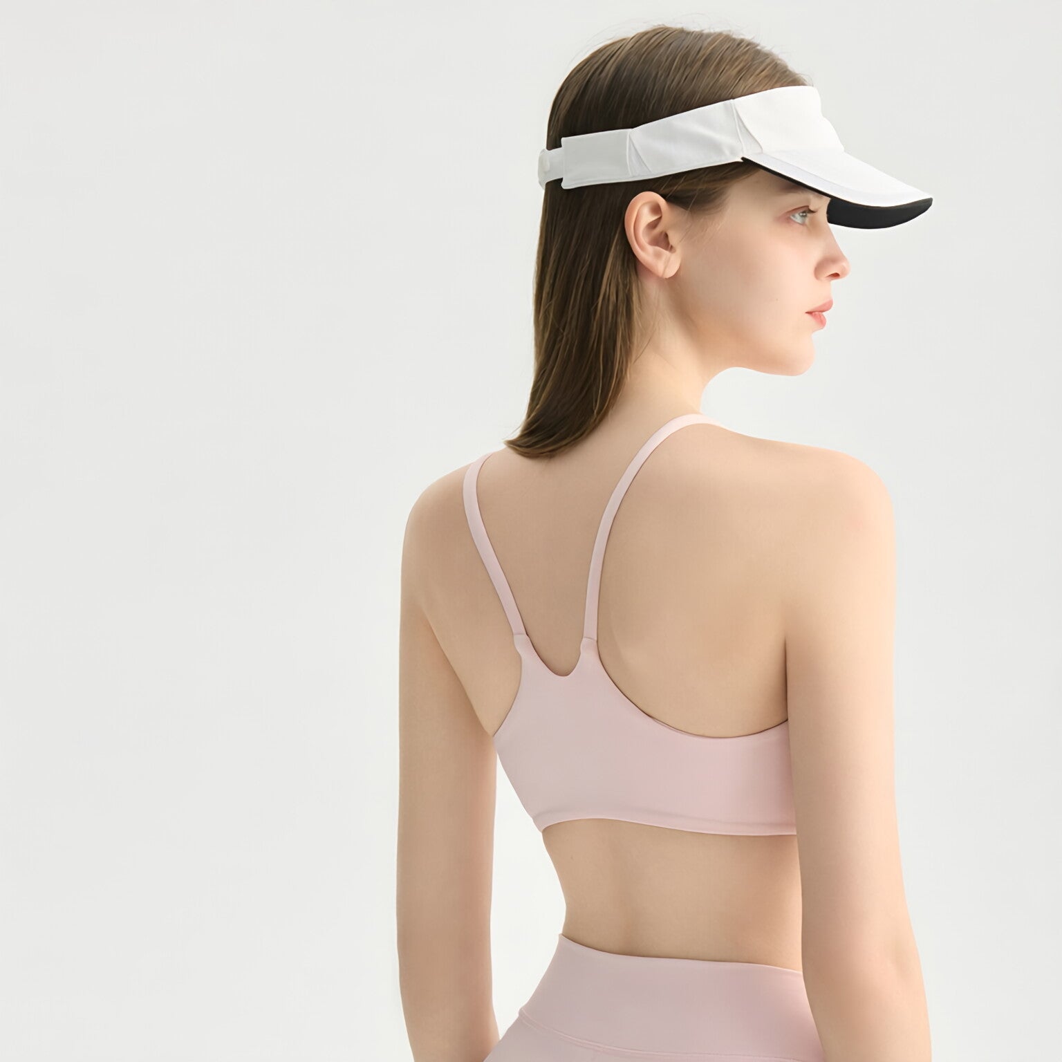 Built-in Cup U-Neck Spaghetti Strap Tank
