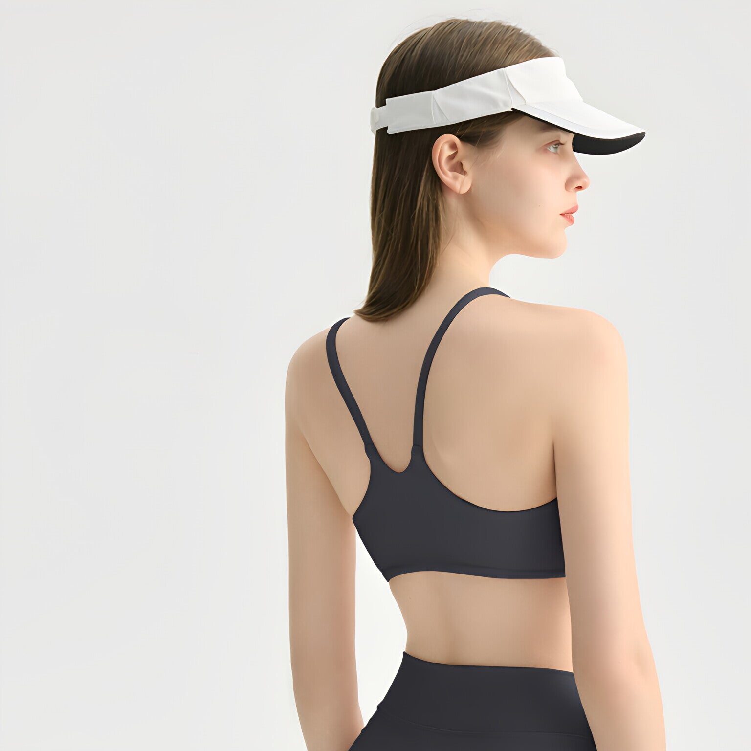 Built-in Cup U-Neck Spaghetti Strap Tank