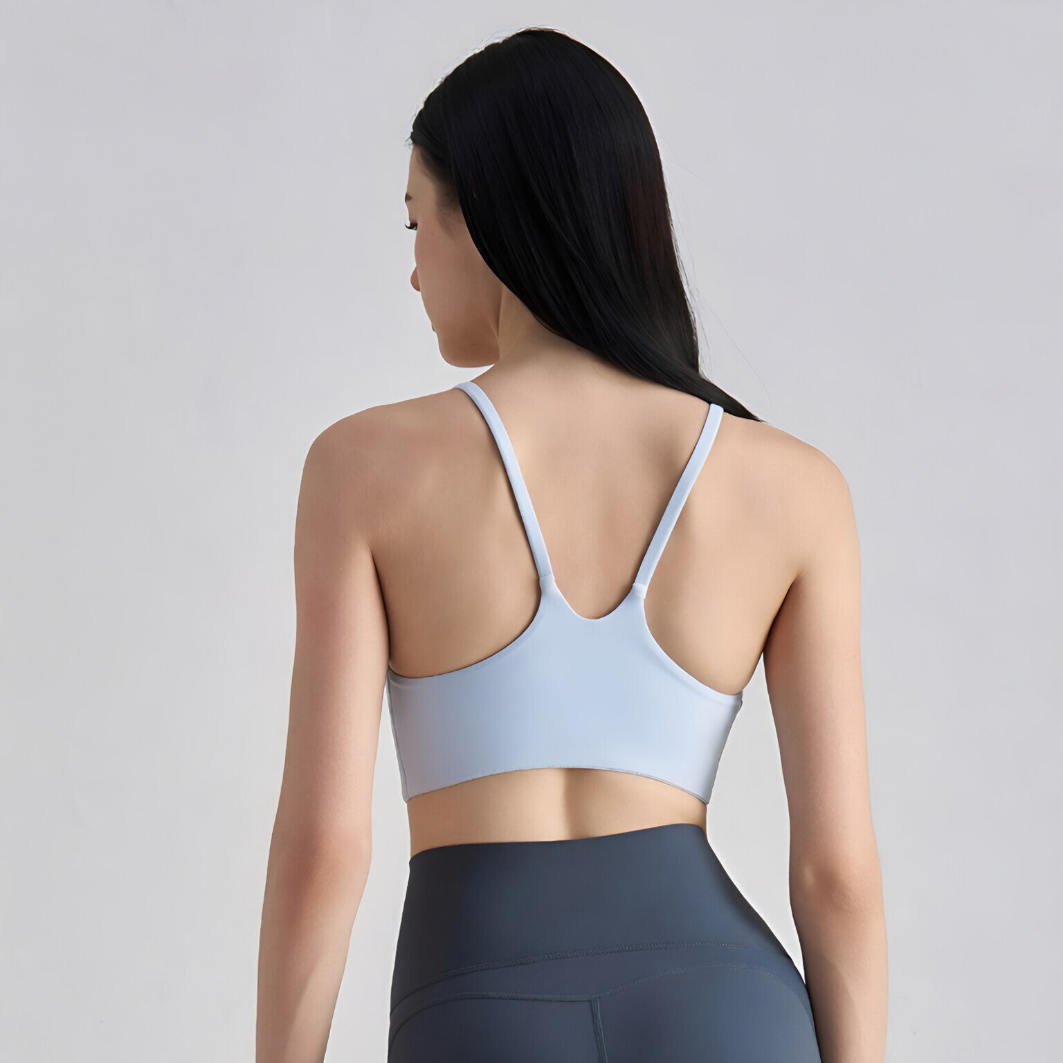 Built-in Cup U-Neck Spaghetti Strap Tank