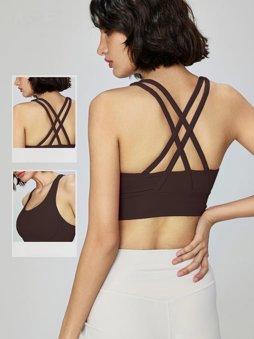 Criss Cross Racerback High Support Tank