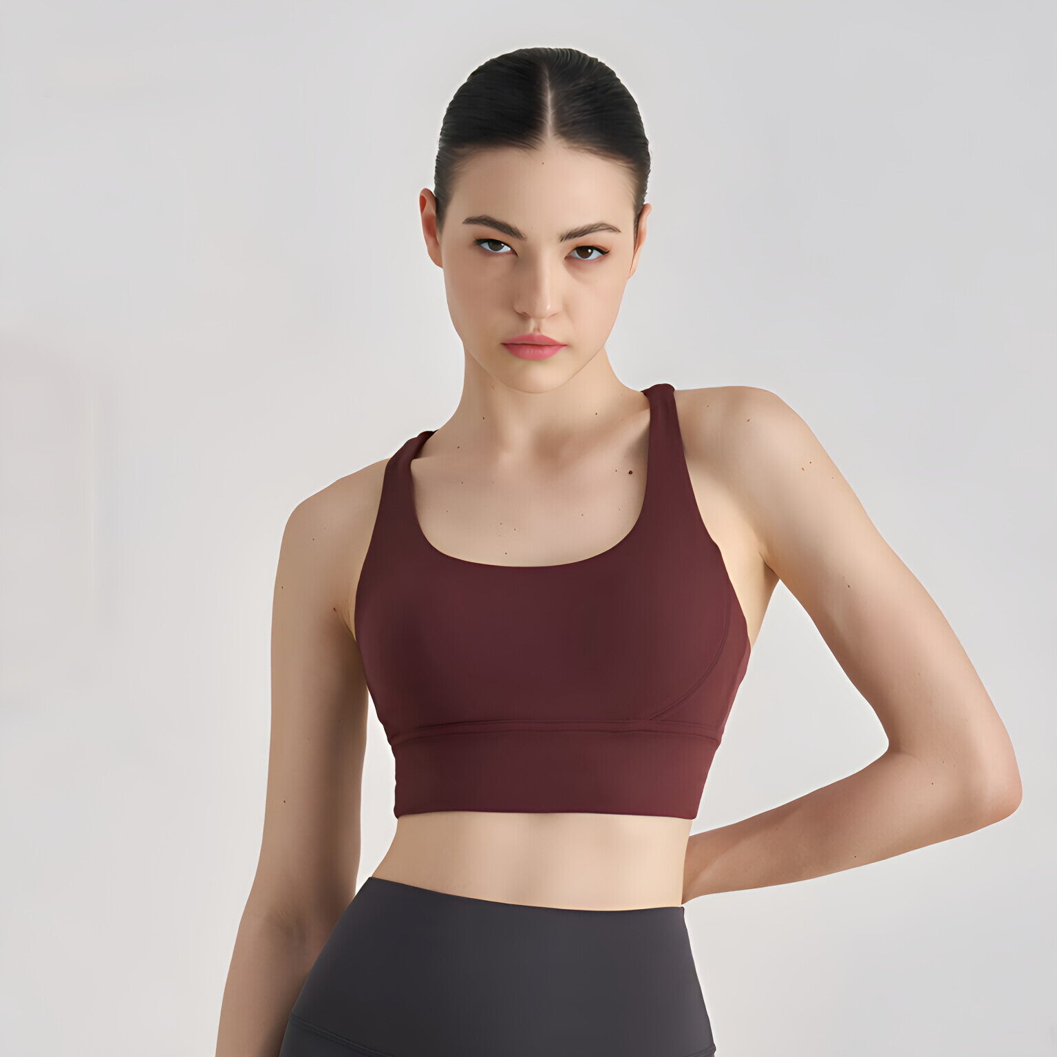 Criss Cross Racerback High Support Tank