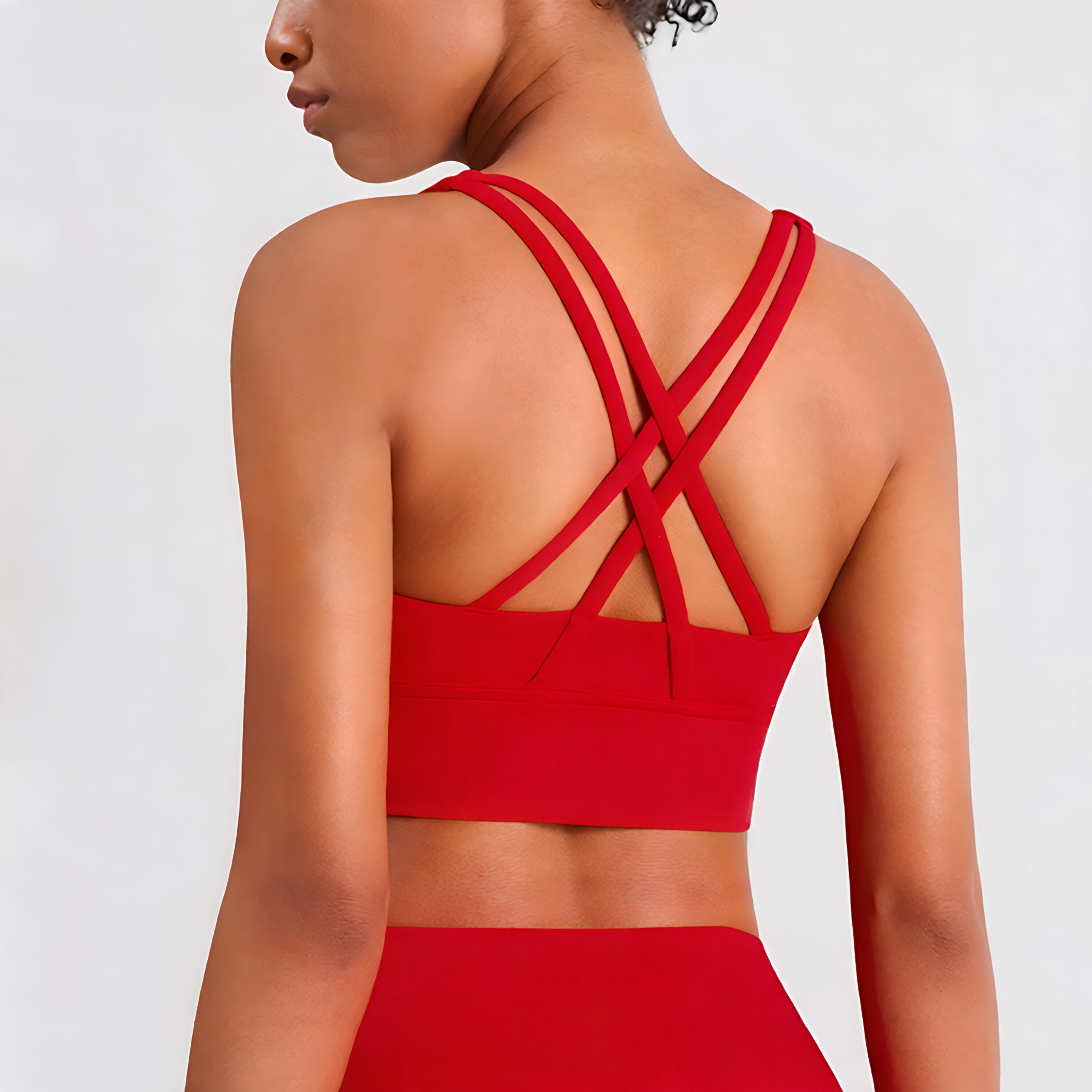 Criss Cross Racerback High Support Tank