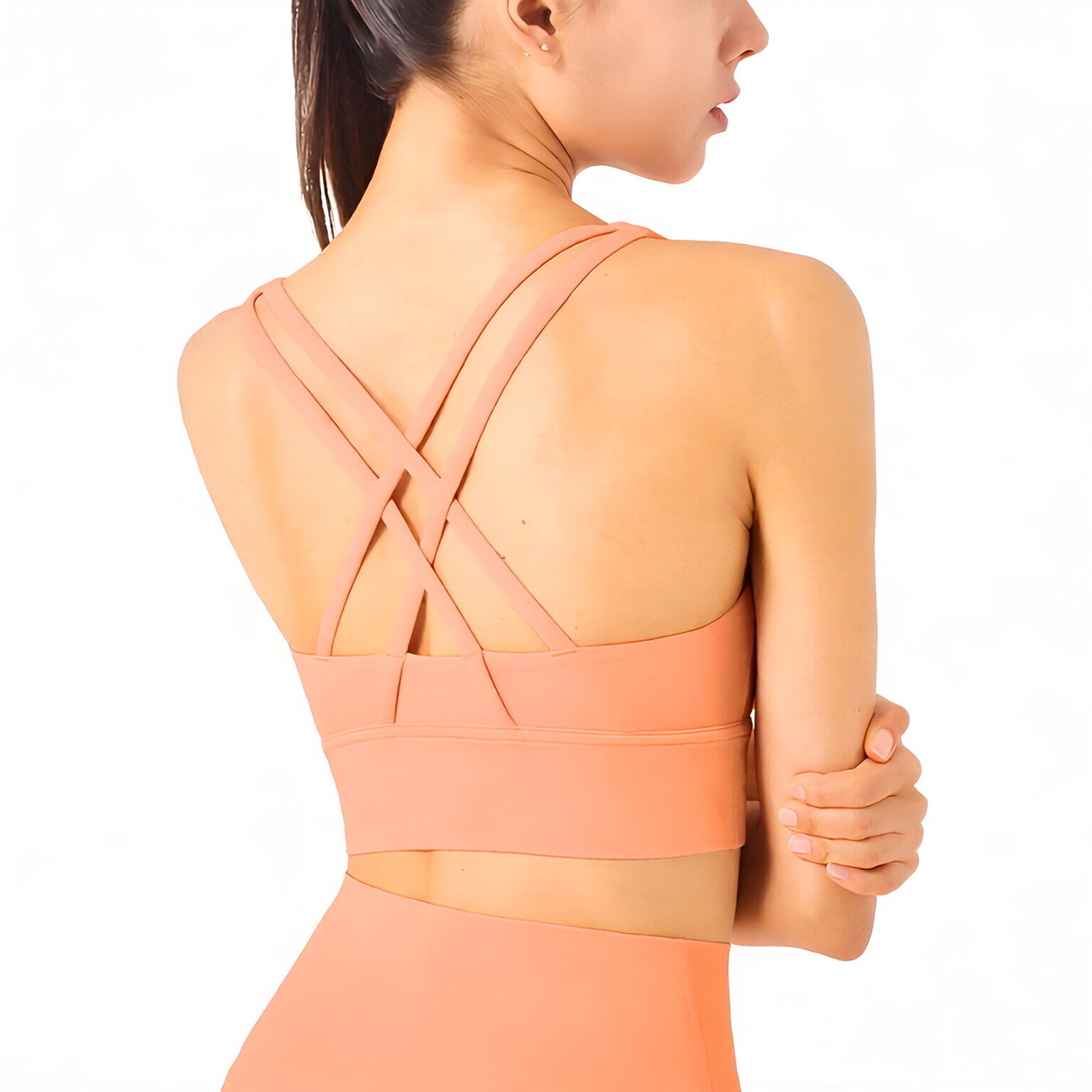 Criss Cross Racerback High Support Tank