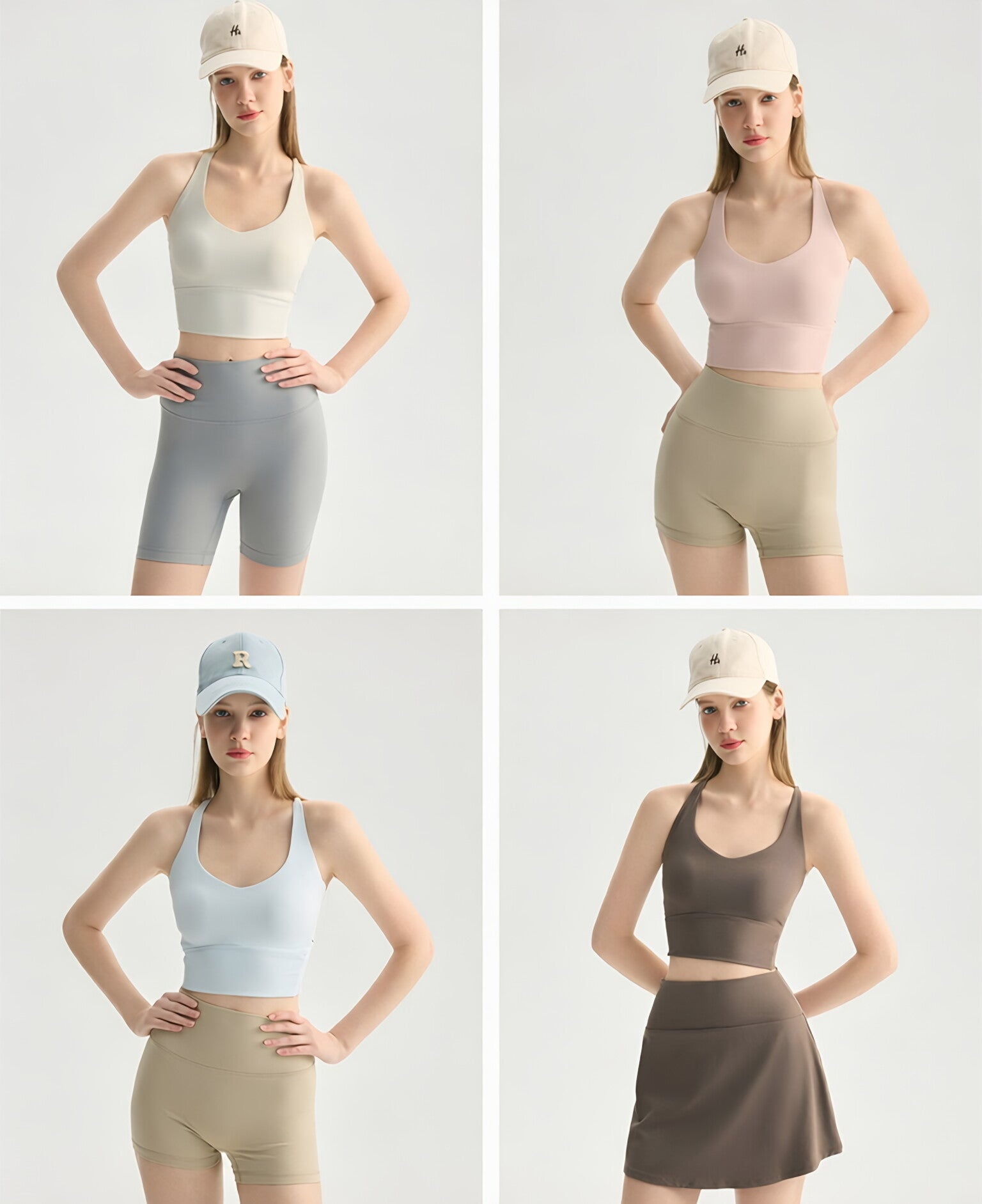 Double X Cross Back Yoga Bra Padded Nude Feel Sports Vest
