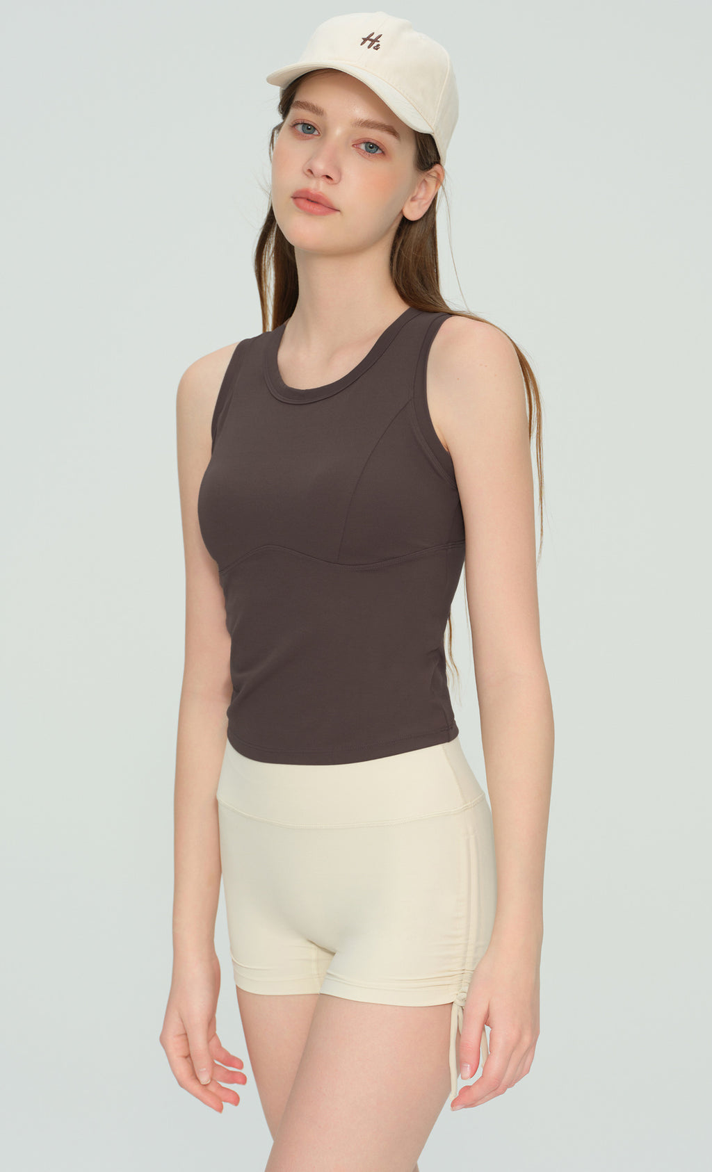 High Impact Yoga Tank Shock Absorbing Cup Padded Bra Gym