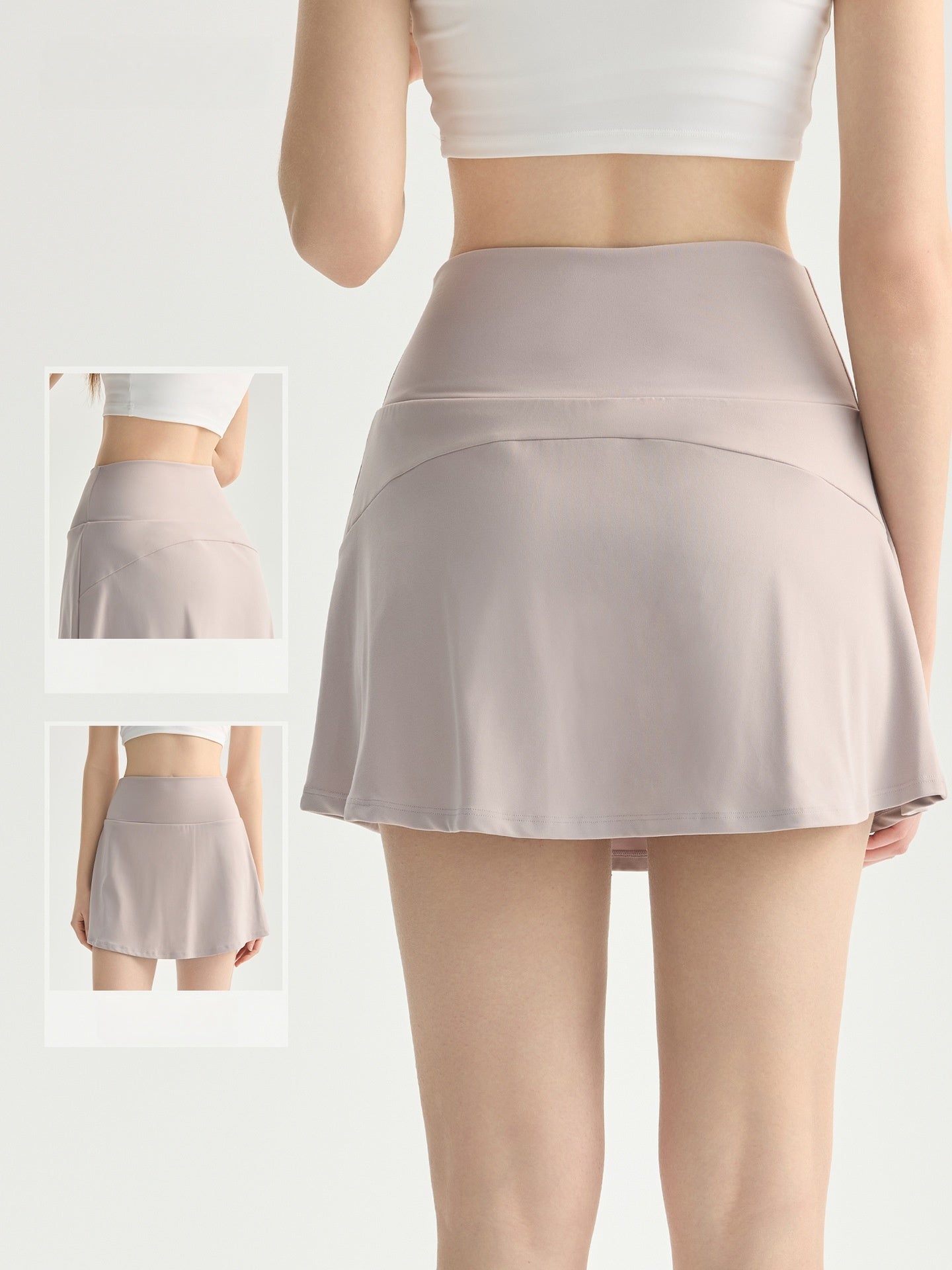 High Waist Anti-Exposure Bare Feel Skort