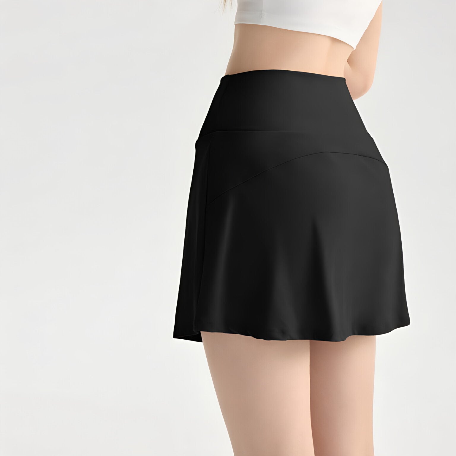 High Waist Anti-Exposure Bare Feel Skort