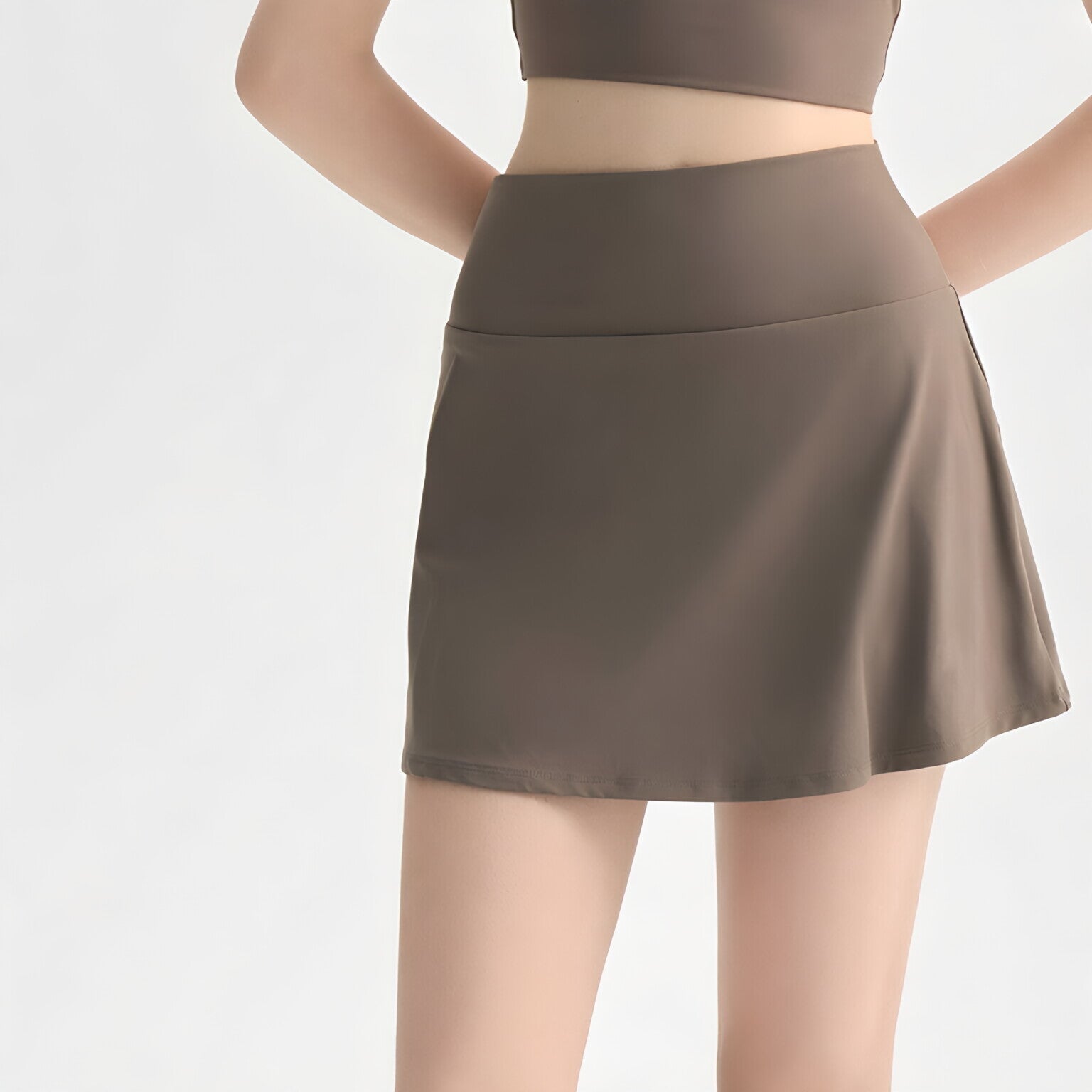 High Waist Anti-Exposure Bare Feel Skort