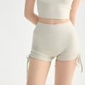 High Waist Peach Lift Drawstring Shorts
