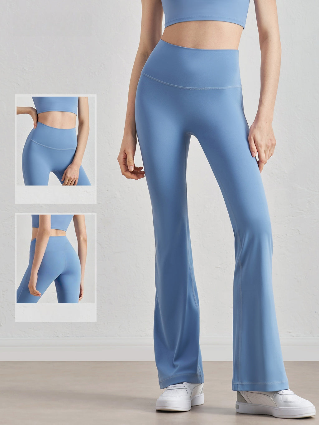High Waist Peach Lift Flare Pant