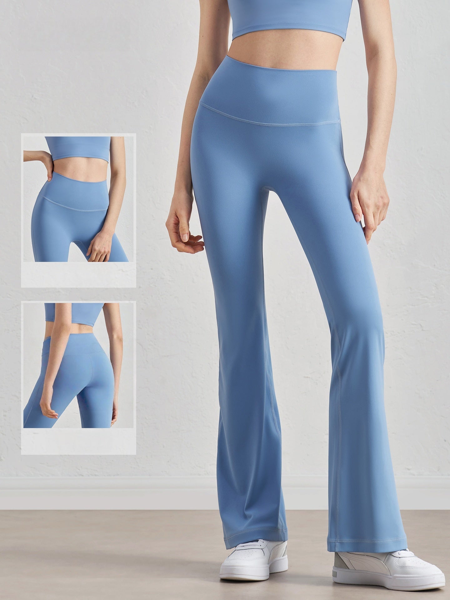 High Waist Peach Lift Flare Pant