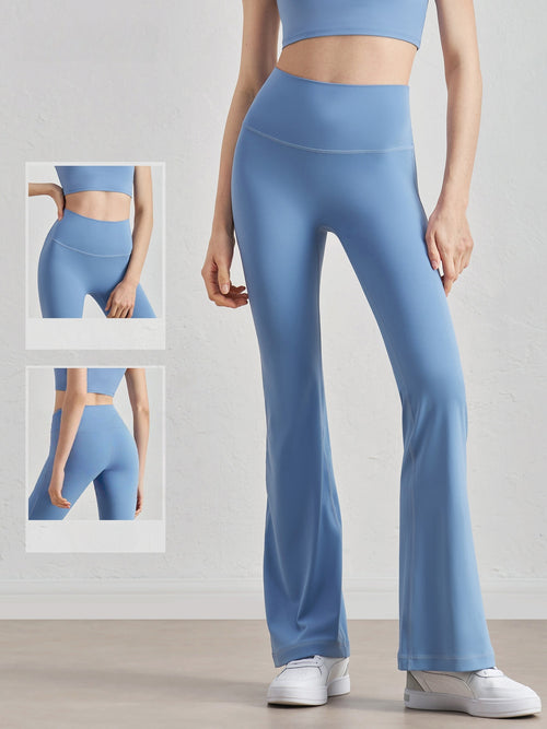 High Waist Peach Lift Flare Pant