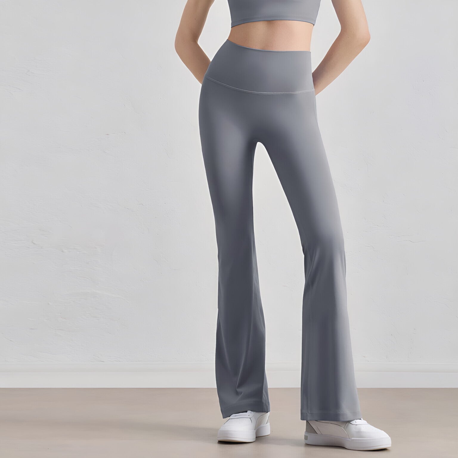 High Waist Peach Lift Flare Pant