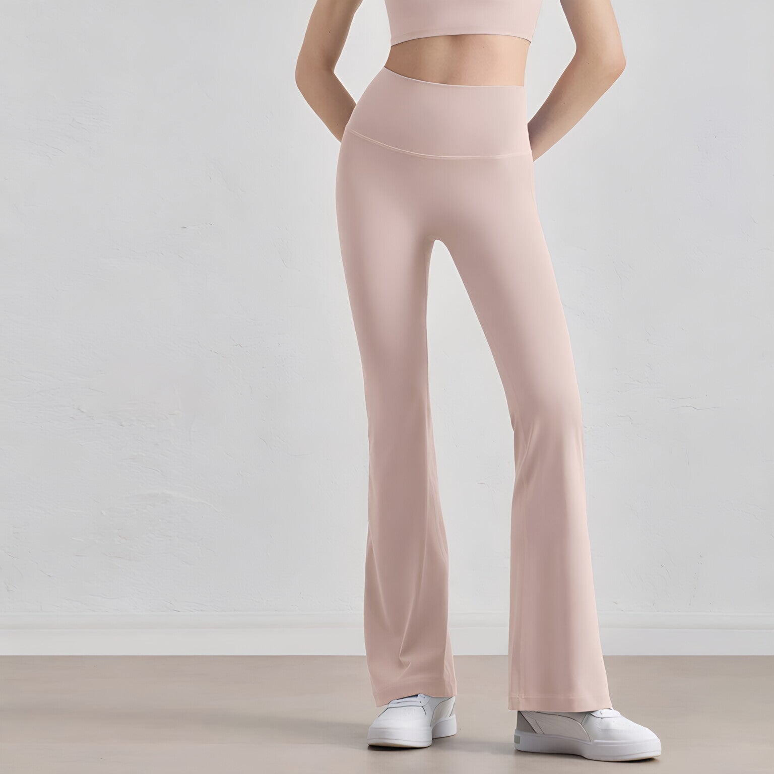 High Waist Peach Lift Flare Pant