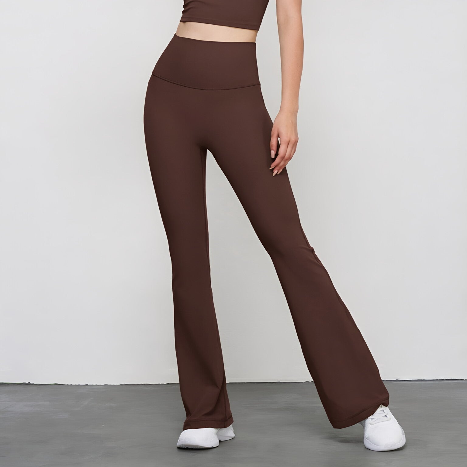 High Waist Peach Lift Flare Pant
