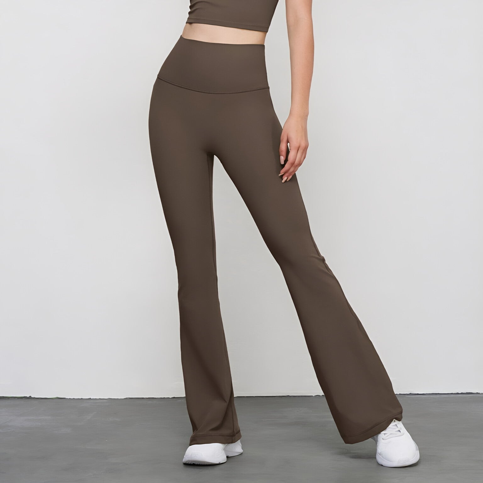 High Waist Peach Lift Flare Pant