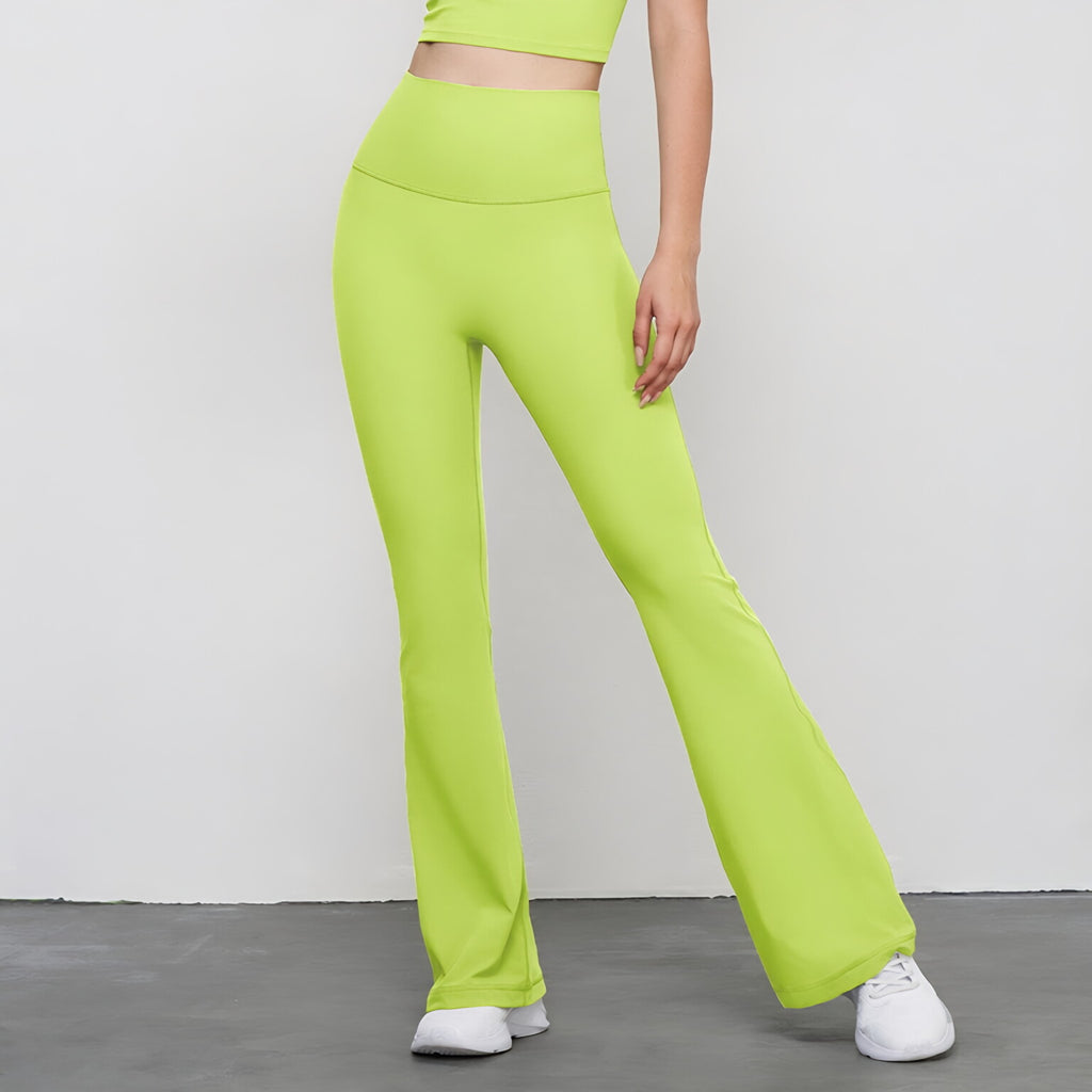 High Waist Peach Lift Flare Pant