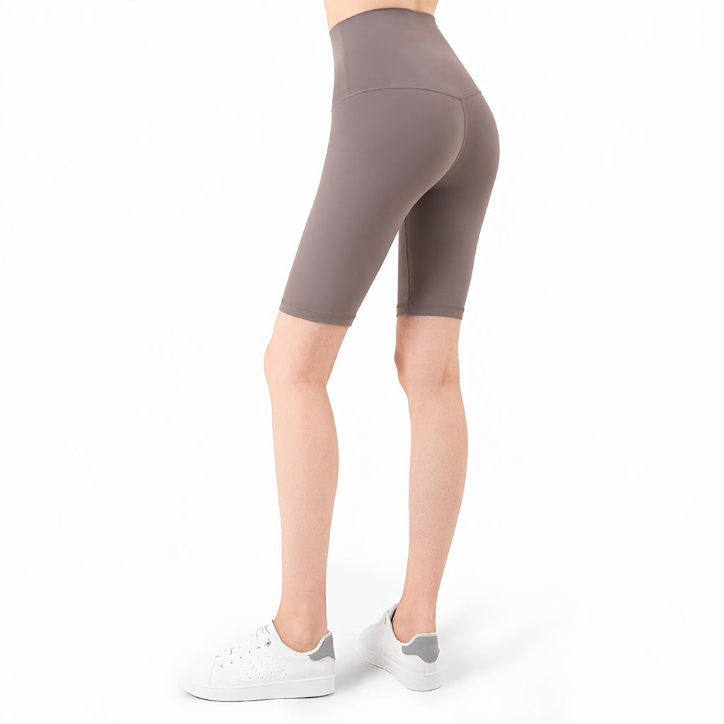 High Waist Peach Lift No Front Seam Bare Feel Shorts 5"