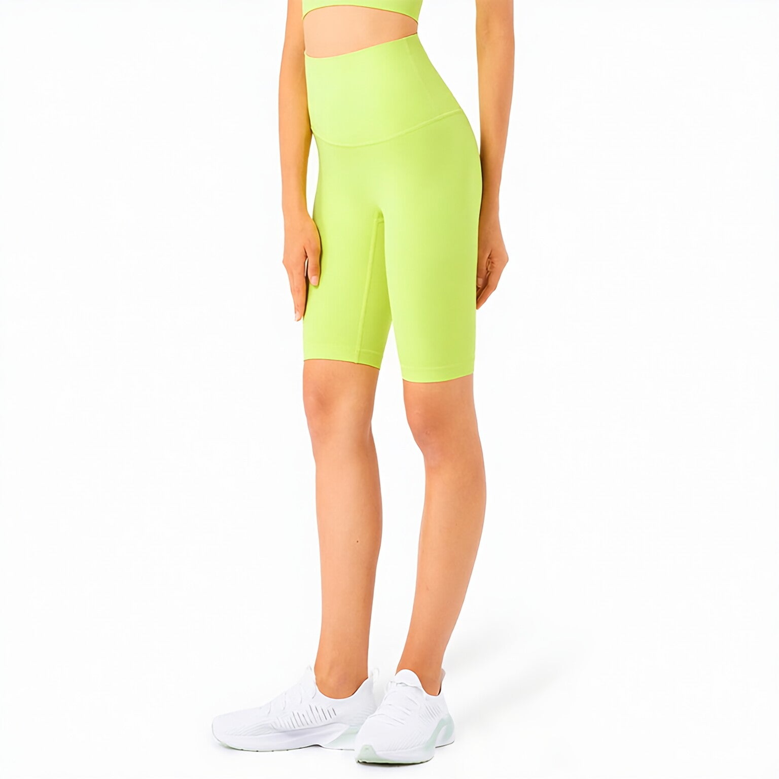 High Waist Peach Lift No Front Seam Bare Feel Shorts 5"