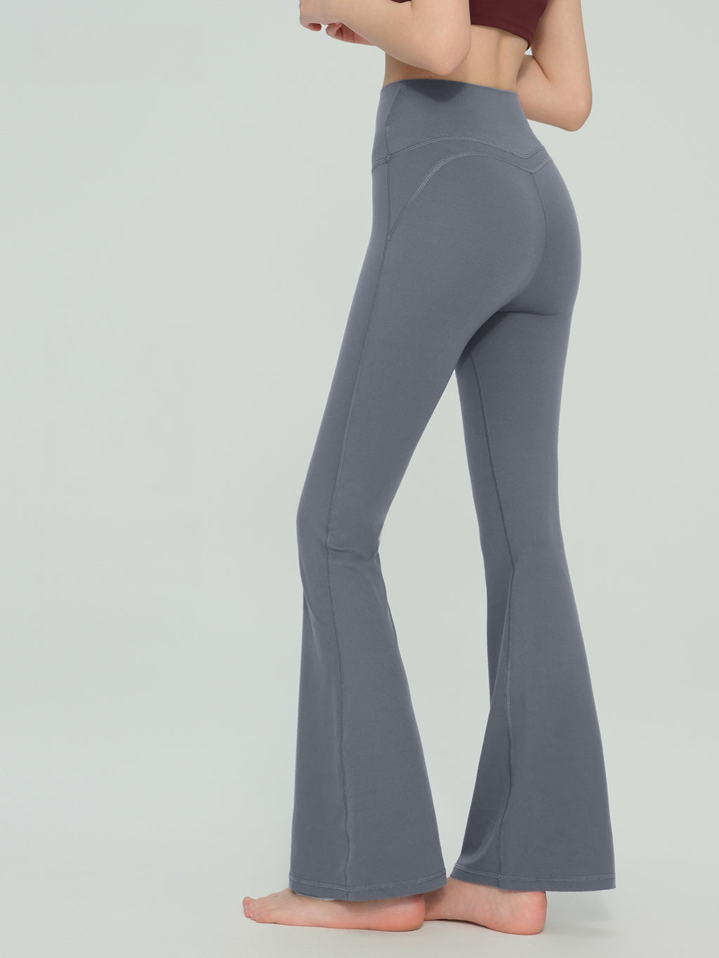 High Waist Peach Lift Sculpting Flare Pant