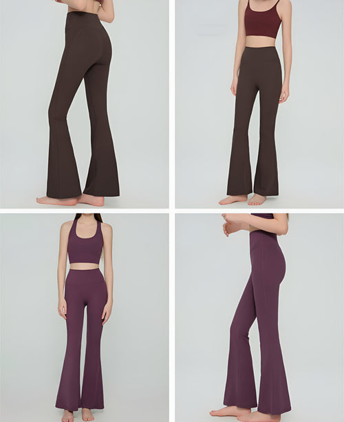 High Waist Peach Lift Sculpting Flare Pant