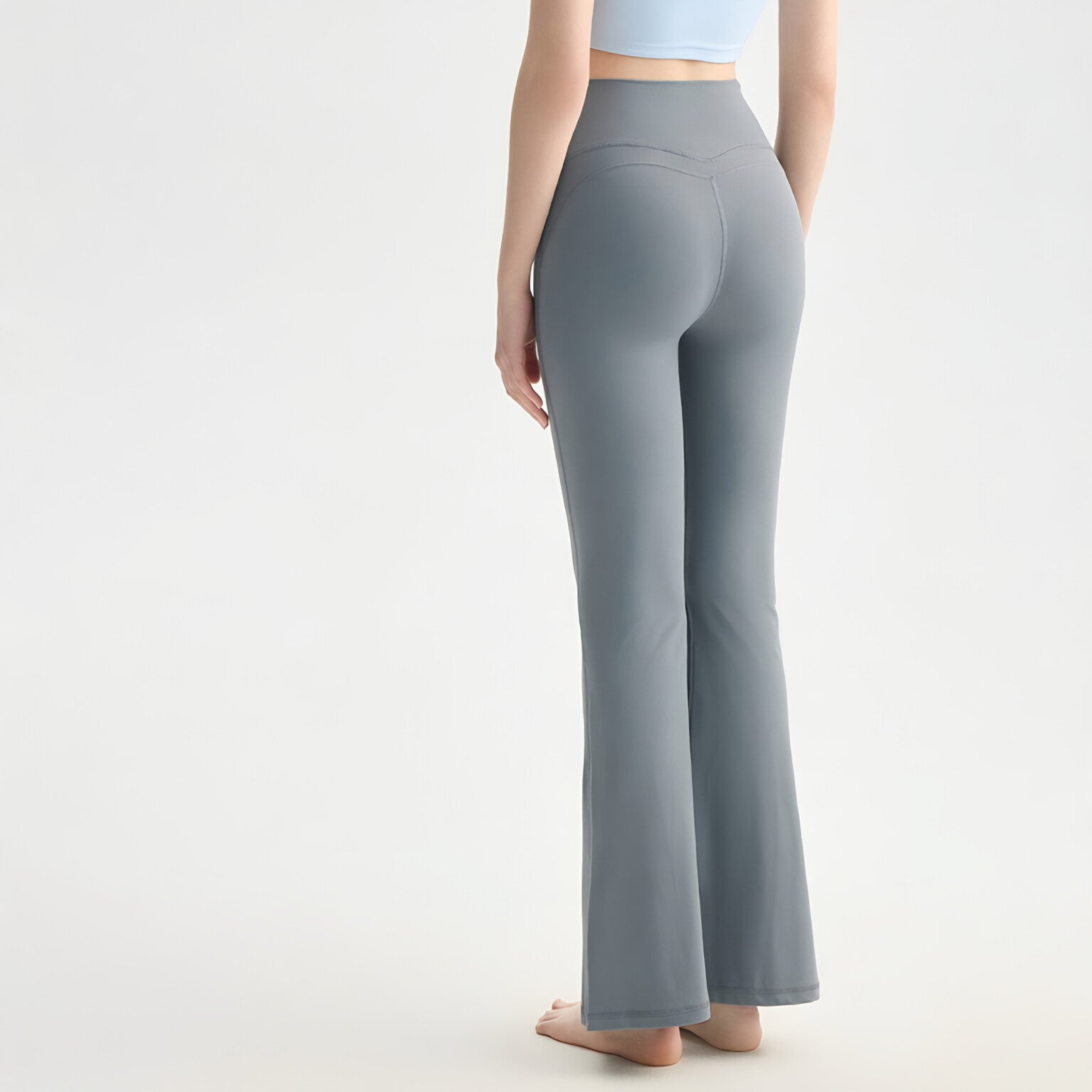 High Waist Peach Lift Sculpting Flare Pant