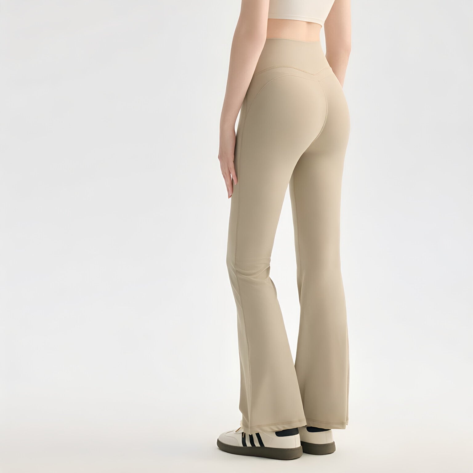 High Waist Peach Lift Sculpting Flare Pant