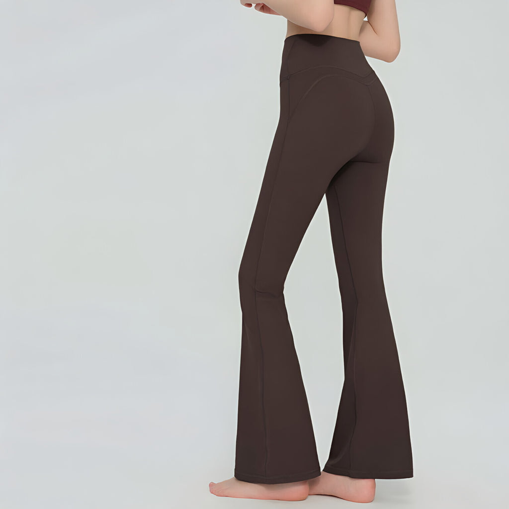 High Waist Peach Lift Sculpting Flare Pant