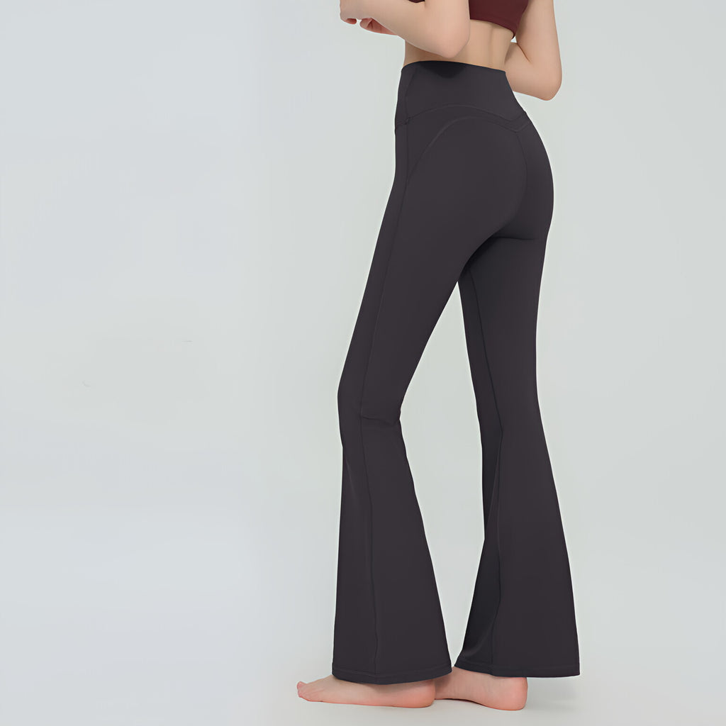 High Waist Peach Lift Sculpting Flare Pant