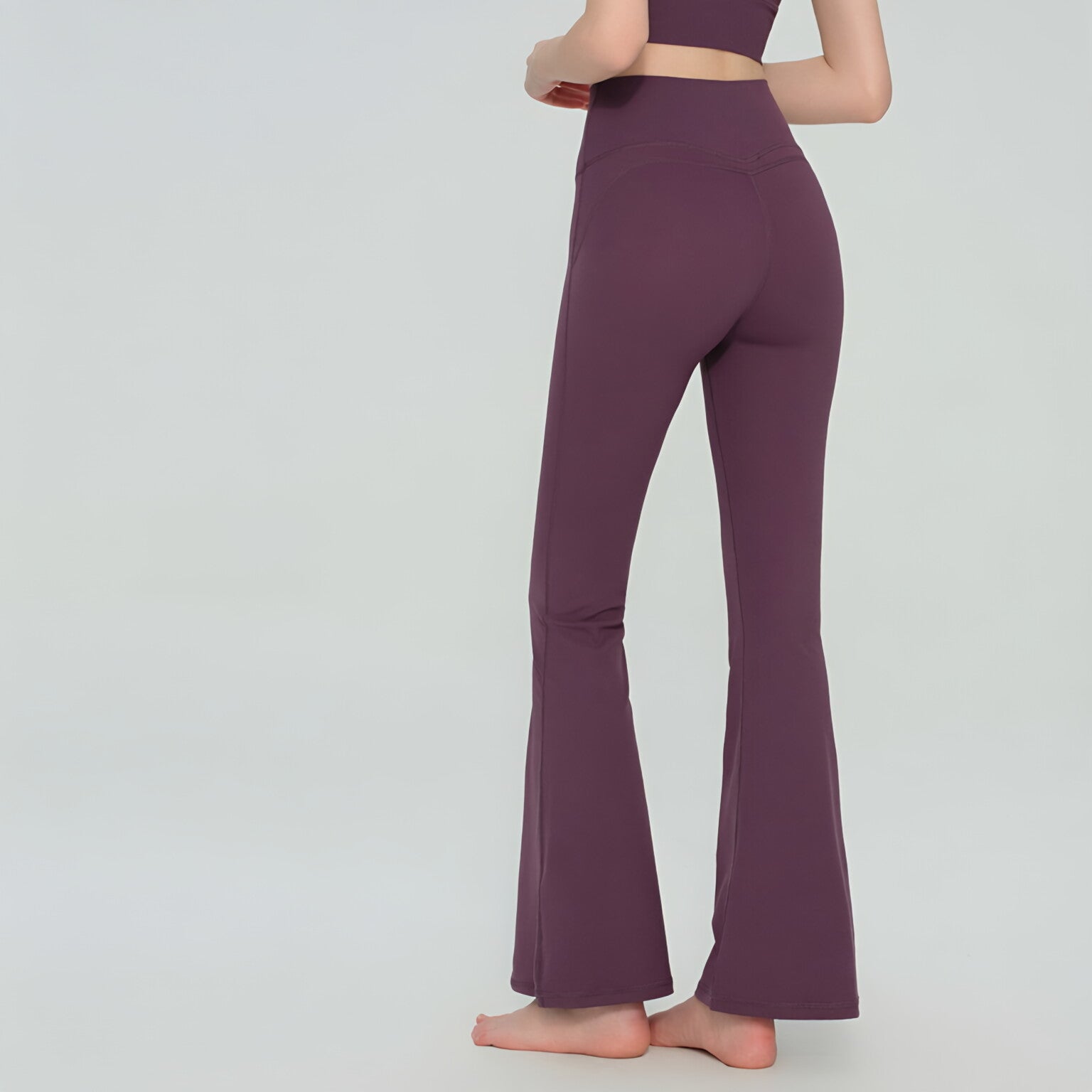 High Waist Peach Lift Sculpting Flare Pant
