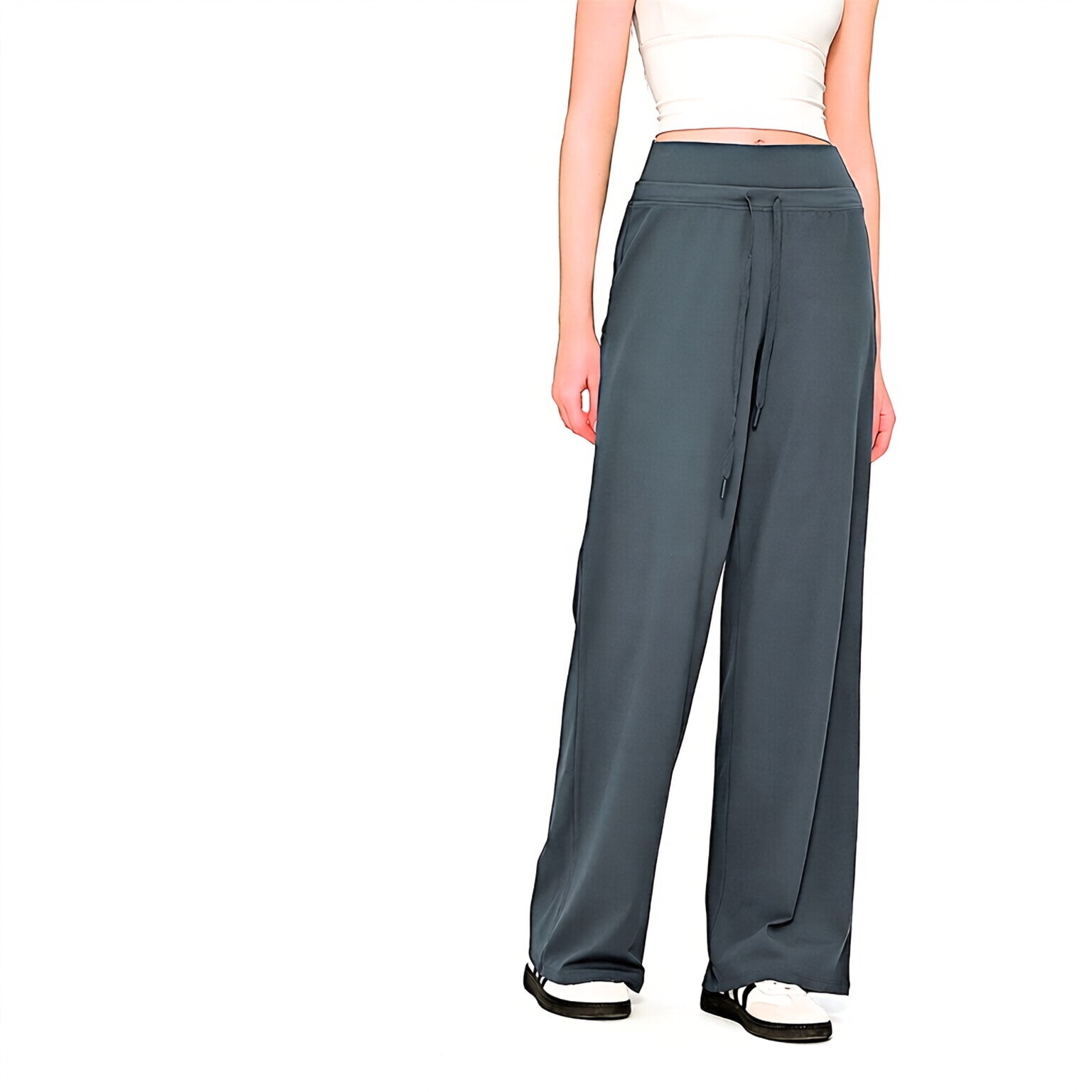High Waist Sculpting Straight Wide Leg Pant