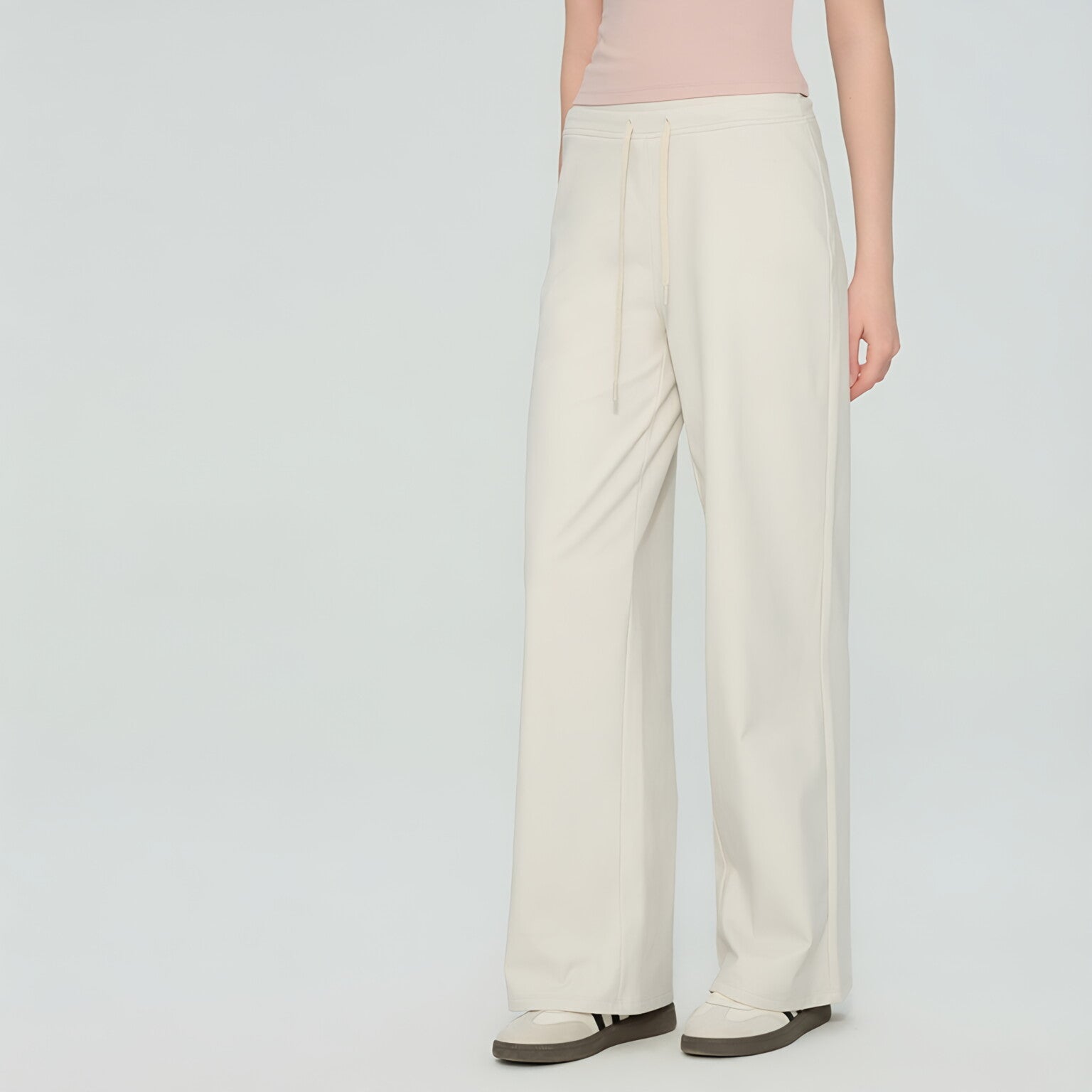 High Waist Sculpting Straight Wide Leg Pant