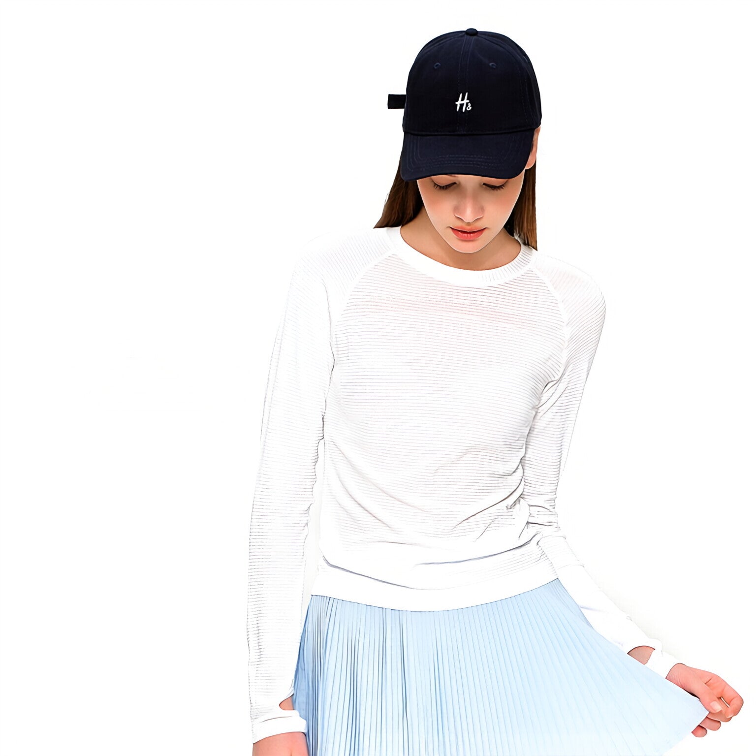 Long Sleeve Yoga Top Women Round Neck Versatile Gym Workout