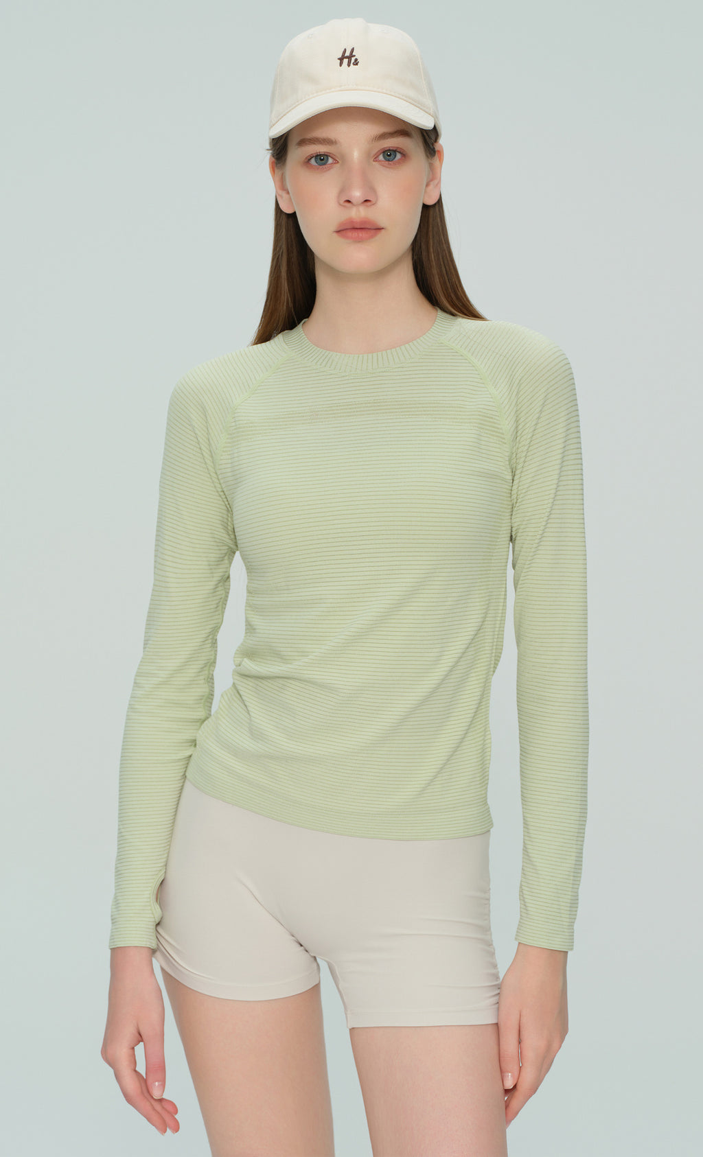 Long Sleeve Yoga Top Women Round Neck Versatile Gym Workout